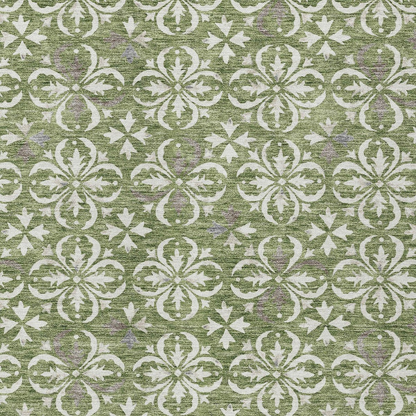 Homeroots 3' Black And Ivory Floral Washable Area Rug - Stylish And Versatile For Indoor Or Outdoor Use 3' X 5' Polyester 595943