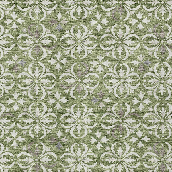 Homeroots 3' Black And Ivory Floral Washable Area Rug - Stylish And Versatile For Indoor Or Outdoor Use 5' X 8' Polyester 595944