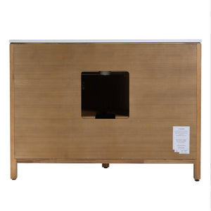 Butler Specialty Company Nora 48" Quartz Single Sink Vanity Set – Elegant Design With Modern Features Natural Mdf,Pine,Plywood,Rubberwood,White Quartz,Ceramic,Composite Wood,Acacia Wood,Oak Veneers 5959452-butler