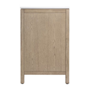 Butler Specialty Company Nora 48" Quartz Single Sink Vanity Set – Elegant Design With Modern Features Light Brown Mdf,Pine,Plywood,Acacia,White Quartz,Ceramic,Composite Wood,Oak Veneers 5959492-butler