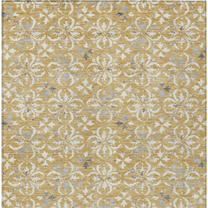 Homeroots 3' Black And Ivory Floral Washable Area Rug - Stylish And Versatile For Indoor Or Outdoor Use 3' X 5' Polyester 595949