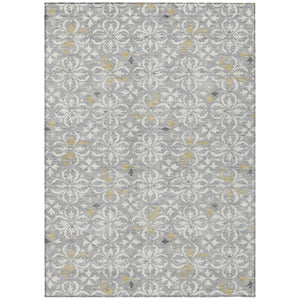 HomeRoots 5' Timeless Floral Indoor Outdoor Area Rug - Durable, Washable Design for High-Traffic Spaces 8' X 10' 595958