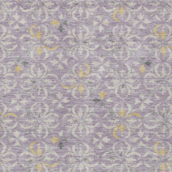 Homeroots 3' Black And Ivory Floral Washable Area Rug - Stylish And Versatile For Indoor Or Outdoor Use 8' X 10' Polyester 595970