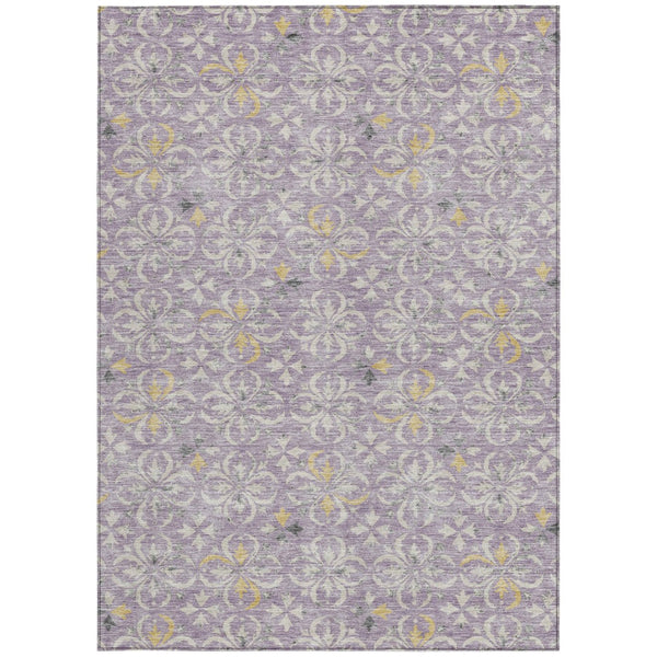 Homeroots 3' Black And Ivory Floral Washable Area Rug - Stylish And Versatile For Indoor Or Outdoor Use 9' X 12' Polyester 595971