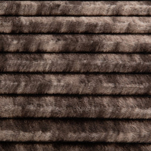 English Elm DENISE Plush Java Accent Chaise with USB Port, LED Lighting, Brown Wood Frame, Ultra-Soft Fabric Comfort B201P291898