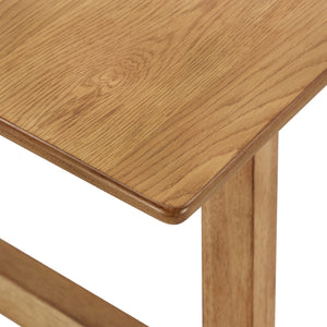 Skovde 72 Inch Rubberwood Rectangular Dining Table Seats Six Modern Scandinavian Style