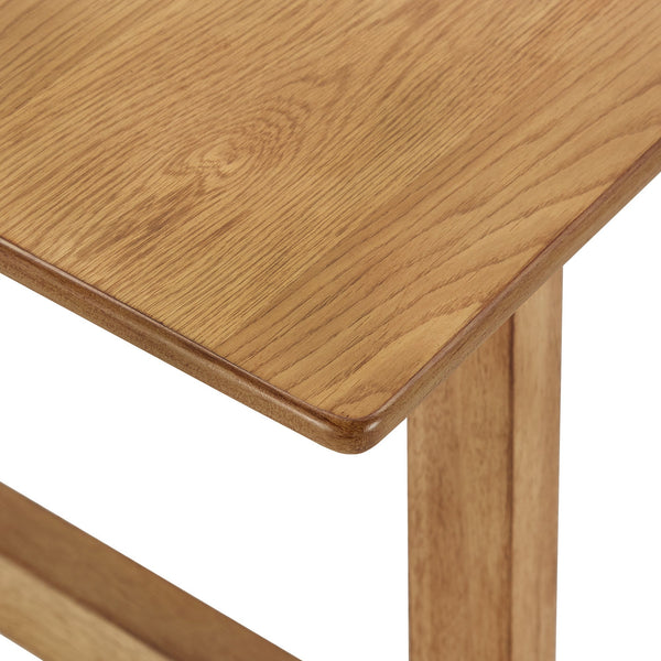 Skovde 72 Inch Rubberwood Rectangular Dining Table Seats Six Modern Scandinavian Style