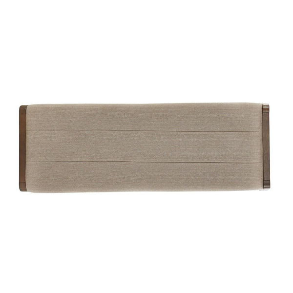 Skovde Upholstered Foam Seat Bench Scandinavian Style for Bedroom or Entryway