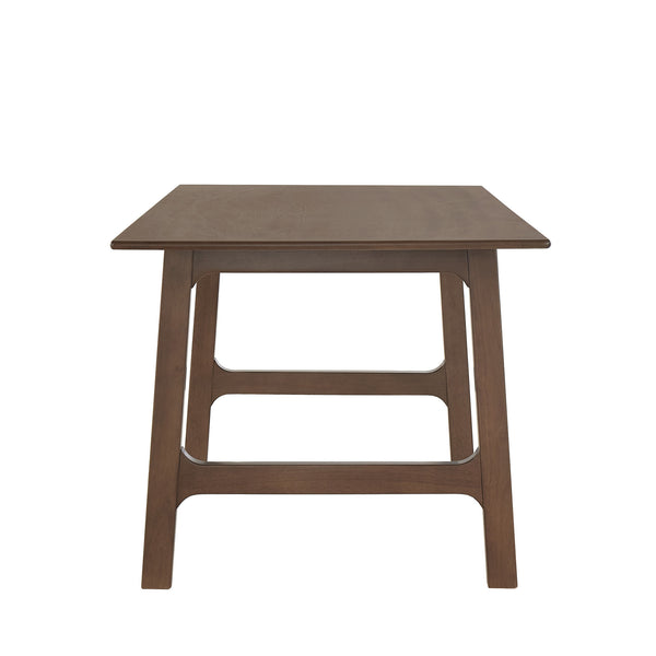 Skovde 72 Inch Rubberwood Rectangular Dining Table Seats Six Modern Scandinavian Style