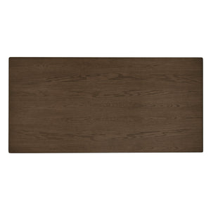 Skovde 72 Inch Rubberwood Rectangular Dining Table Seats Six Modern Scandinavian Style