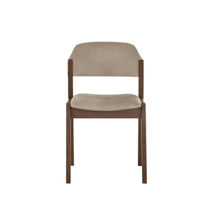 Skovde Danish Minimalist Rubberwood Dining Chair Set of 2 for Modern Homes