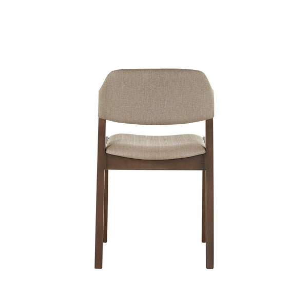 Skovde Danish Minimalist Rubberwood Dining Chair Set of 2 for Modern Homes