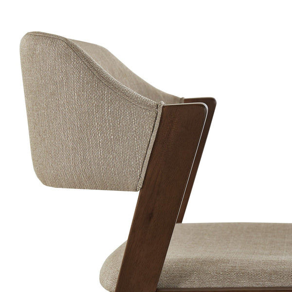 Skovde Danish Minimalist Rubberwood Dining Chair Set of 2 for Modern Homes
