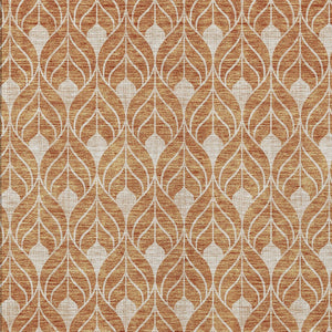 Homeroots 3' Beige And Taupe Geometric Washable Area Rug For Indoor Or Outdoor Use - Stylish And Durable 3' X 5' Polyester 596015