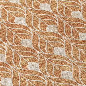 Homeroots 3' Beige And Taupe Geometric Washable Area Rug For Indoor Or Outdoor Use - Stylish And Durable 8' Round Polyester 596017