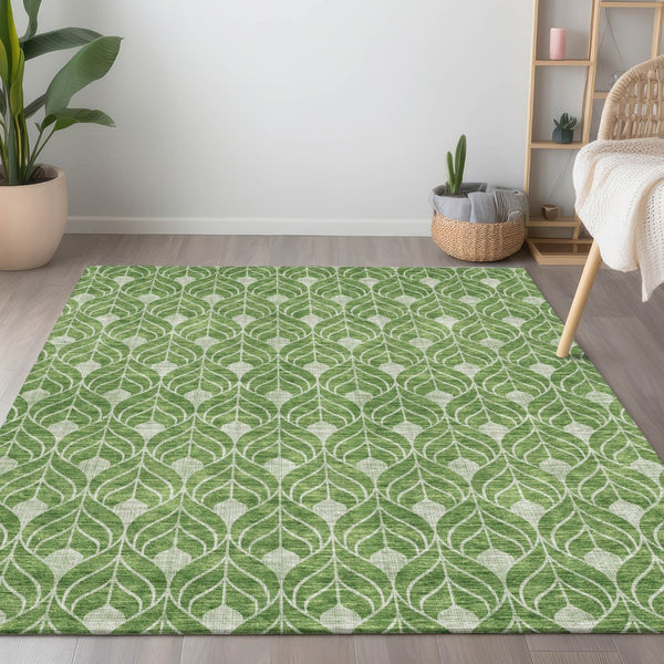Homeroots 3' Beige And Taupe Geometric Washable Area Rug For Indoor Or Outdoor Use - Stylish And Durable 3' X 5' Polyester 596021