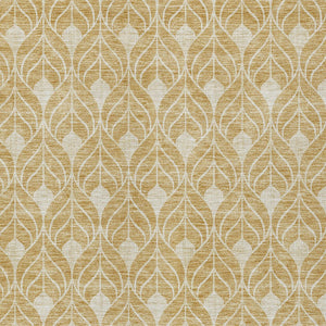 Homeroots 3' Beige And Taupe Geometric Washable Area Rug For Indoor Or Outdoor Use - Stylish And Durable 3' X 5' Polyester 596027
