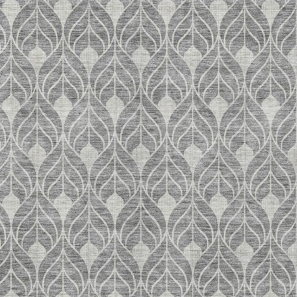 Homeroots 3' Beige And Taupe Geometric Washable Area Rug For Indoor Or Outdoor Use - Stylish And Durable 5' X 8' Polyester 596034