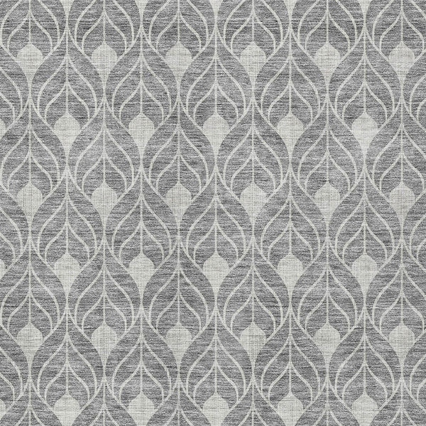 Homeroots 3' Beige And Taupe Geometric Washable Area Rug For Indoor Or Outdoor Use - Stylish And Durable 8' X 10' Polyester 596036