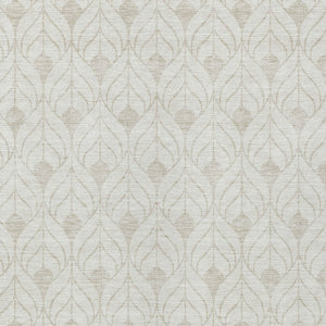 Homeroots 3' Beige And Taupe Geometric Washable Area Rug For Indoor Or Outdoor Use - Stylish And Durable 5' X 8' Polyester 596040