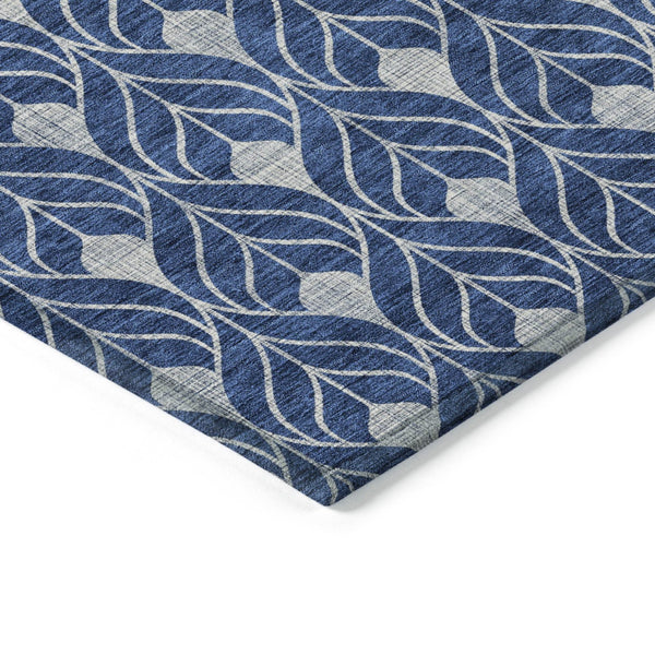 Homeroots 3' Beige And Taupe Geometric Washable Area Rug For Indoor Or Outdoor Use - Stylish And Durable 5' X 8' Polyester 596046