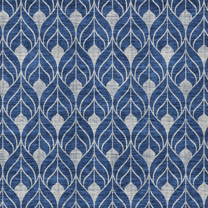 Homeroots 3' Beige And Taupe Geometric Washable Area Rug For Indoor Or Outdoor Use - Stylish And Durable 8' X 10' Polyester 596048