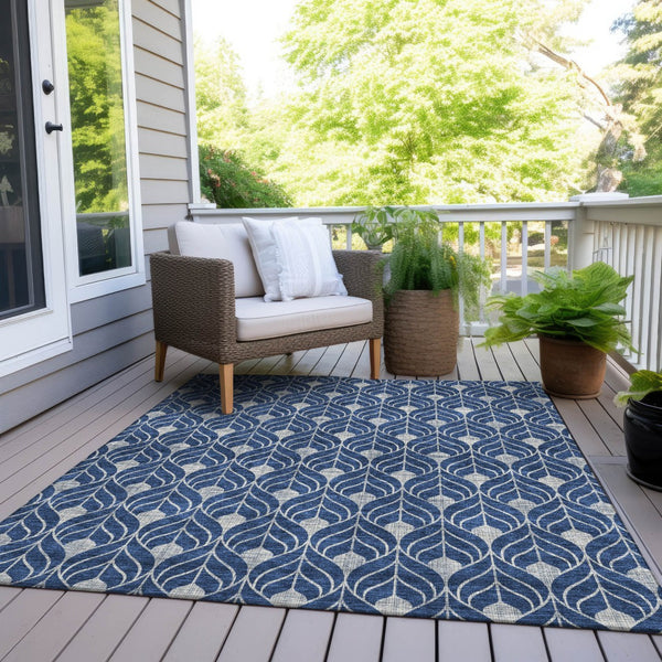 Homeroots 3' Beige And Taupe Geometric Washable Area Rug For Indoor Or Outdoor Use - Stylish And Durable 9' X 12' Polyester 596049