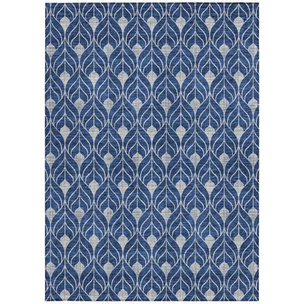 Homeroots 3' Beige And Taupe Geometric Washable Area Rug For Indoor Or Outdoor Use - Stylish And Durable 10' X 14' Polyester 596050