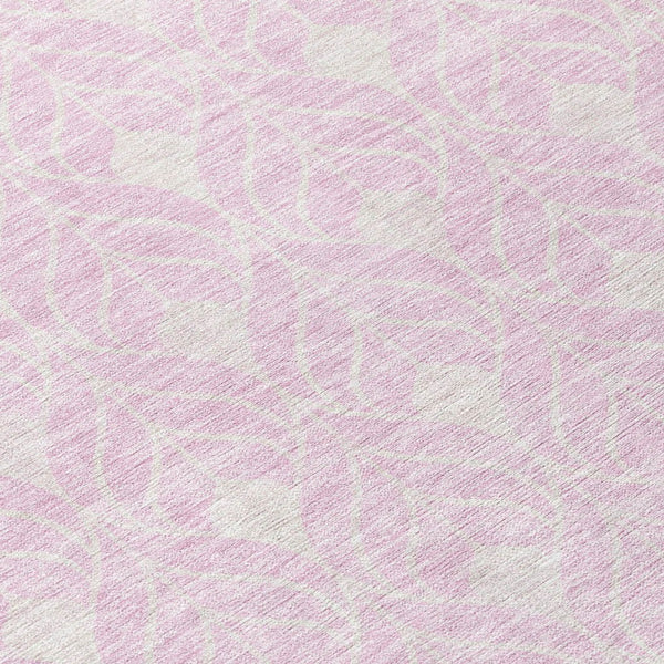 Homeroots 3' Beige And Taupe Geometric Washable Area Rug For Indoor Or Outdoor Use - Stylish And Durable 8' Round Polyester 596053