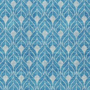 Homeroots 3' Beige And Taupe Geometric Washable Area Rug For Indoor Or Outdoor Use - Stylish And Durable 3' X 5' Polyester 596063