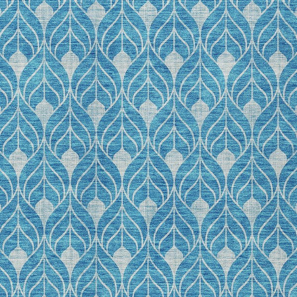 Homeroots 3' Beige And Taupe Geometric Washable Area Rug For Indoor Or Outdoor Use - Stylish And Durable 3' X 5' Polyester 596063