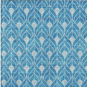 Homeroots 3' Beige And Taupe Geometric Washable Area Rug For Indoor Or Outdoor Use - Stylish And Durable 9' X 12' Polyester 596067