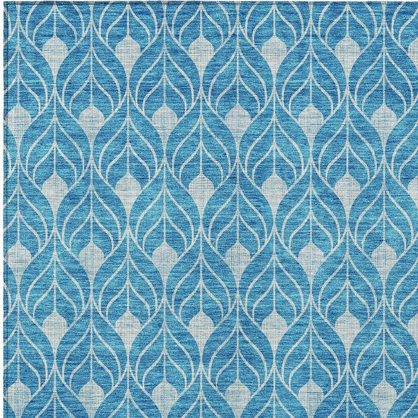 Homeroots 3' Beige And Taupe Geometric Washable Area Rug For Indoor Or Outdoor Use - Stylish And Durable 9' X 12' Polyester 596067