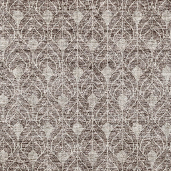 Homeroots 3' Beige And Taupe Geometric Washable Area Rug For Indoor Or Outdoor Use - Stylish And Durable 3' X 5' Polyester 596069