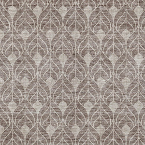 Homeroots 3' Beige And Taupe Geometric Washable Area Rug For Indoor Or Outdoor Use - Stylish And Durable 9' X 12' Polyester 596073
