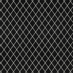 HomeRoots 9' X 12' Stylish Black and Ivory Geometric Indoor Outdoor Rug - Durable, Washable & Versatile Design 596085