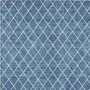 Homeroots 3' Beige And Ivory Geometric Washable Area Rug For Indoor And Outdoor Spaces - Durable Design! 3' X 5' Polyester 596093