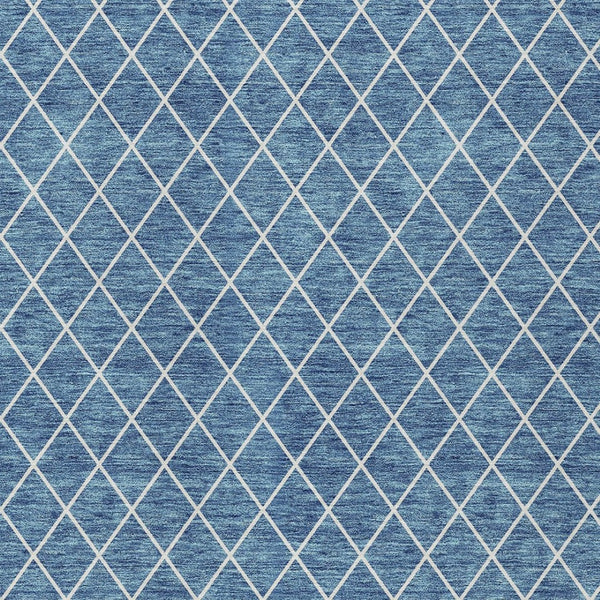 Homeroots 3' Beige And Ivory Geometric Washable Area Rug For Indoor And Outdoor Spaces - Durable Design! 5' X 8' Polyester 596094