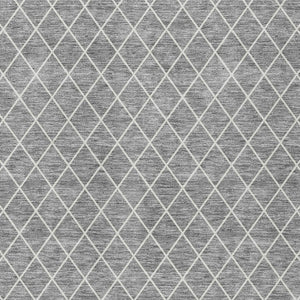 Homeroots 3' Beige And Ivory Geometric Washable Area Rug For Indoor And Outdoor Spaces - Durable Design! 8' X 10' Polyester 596108