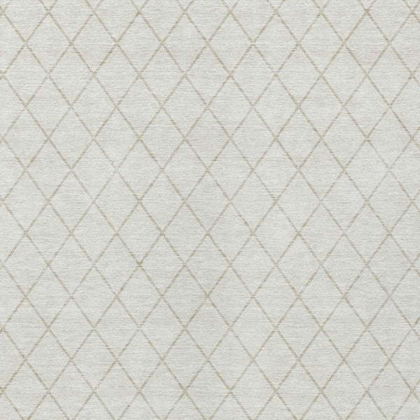 HomeRoots 5' Stylish Ivory and Beige Geometric Area Rug – Durable, Washable Design for Indoor and Outdoor Use 10' X 14' 596116