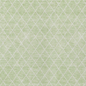 HomeRoots 5' Modern Mint Green and Ivory Geometric Indoor Outdoor Area Rug - Durable, Washable, Stylish Comfort 5' X 8' 596124