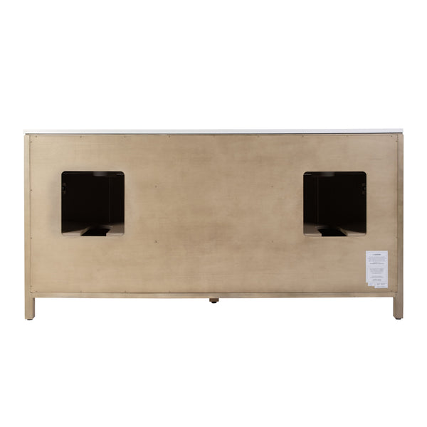 Butler Specialty Company Nora 72-inch Double Sink Bathroom Vanity Set With Elegant Quartz Top Light Brown Mdf,White Quartz,Acacia,Plywood,Ceramic,Pine,Veneers,Composite Wood 5961492-butler
