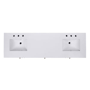 Butler Specialty Company Nora 72-inch Double Sink Bathroom Vanity Set With Elegant Quartz Top Light Brown Mdf,White Quartz,Acacia,Plywood,Ceramic,Pine,Veneers,Composite Wood 5961492-butler