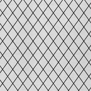 Homeroots 3' Beige And Ivory Geometric Washable Area Rug For Indoor And Outdoor Spaces - Durable Design! 8' X 10' Polyester 596156