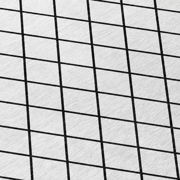 Homeroots 3' Beige And Ivory Geometric Washable Area Rug For Indoor And Outdoor Spaces - Durable Design! 9' X 12' Polyester 596157