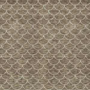 Homeroots 3' Stylish Beige And Ivory Geometric Washable Area Rug For Indoor And Outdoor Spaces, Durable Design 3' X 5' Polyester 596171