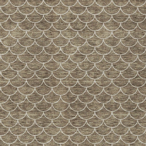 Homeroots 3' Stylish Beige And Ivory Geometric Washable Area Rug For Indoor And Outdoor Spaces, Durable Design 9' X 12' Polyester 596175