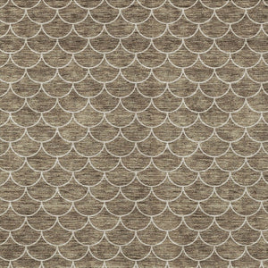 Homeroots 3' Stylish Beige And Ivory Geometric Washable Area Rug For Indoor And Outdoor Spaces, Durable Design 10' X 14' Polyester 596176