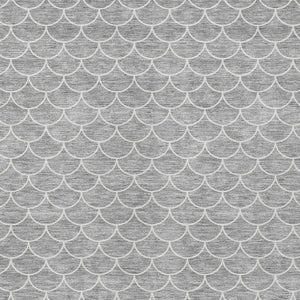 HomeRoots 5' Gray and Ivory Geometric Area Rug – Stylish, Washable, Stain-Resistant for Indoor & Outdoor Spaces 10' X 14' 596194