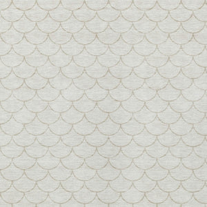 HomeRoots 5' Modern Ivory and Beige Geometric Indoor Outdoor Area Rug – Durable, Washable, Stylish & Versatile 8' X 10' 596198